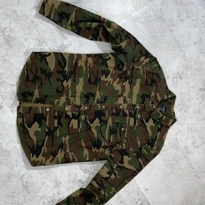 Forever 21 camo shirt jacket